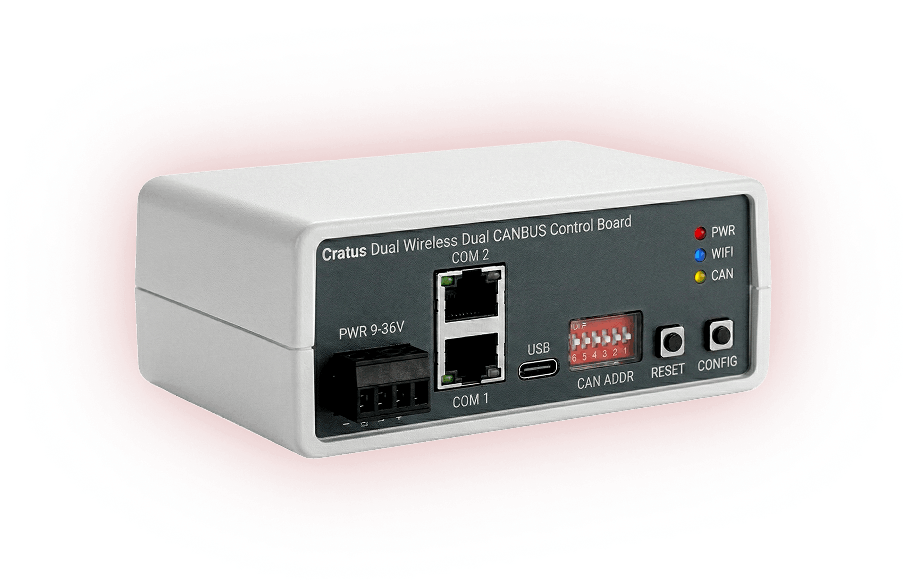 Wireless Dual CAN Bus Bridge - CRATUS Technology | IoT, AI ...