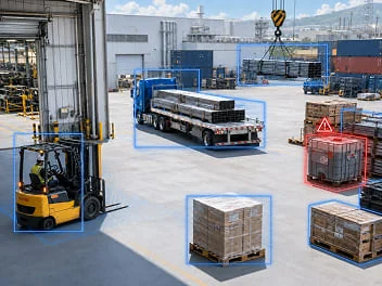 Machine vision classifying forklifts, loads, and hazardous containers