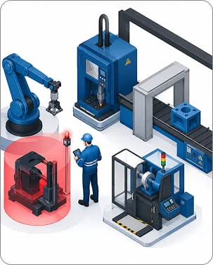 ASSET-Rx danger zone monitoring in manufacturing