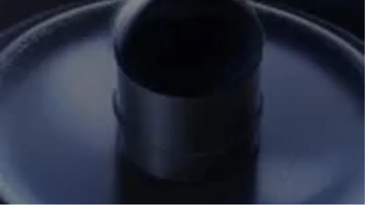 Close-up of the JT64P rotating optical assembly delivering 360 degree mechanical scanning