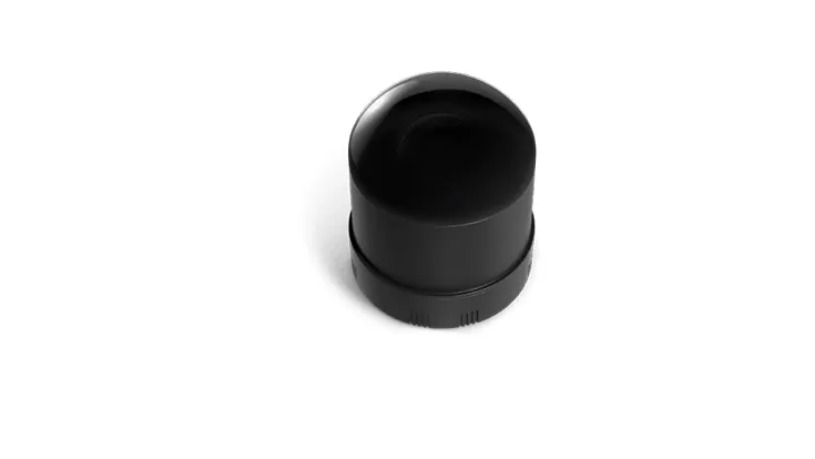 HESAI JT64P 64-channel mechanical LiDAR sensor in a compact black cylindrical housing