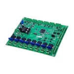 ICL8-GP515 industrial automation controller PCB board with 8 dry contact relay outputs, isolated power supply, dual RS-485 and CAN Bus interfaces, digital inputs for PLC replacement