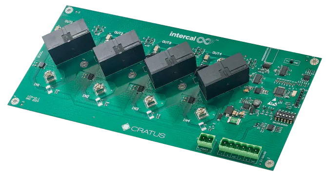 LOMA ICL8-LC574 four-channel AI-enabled electronic circuit breaker board