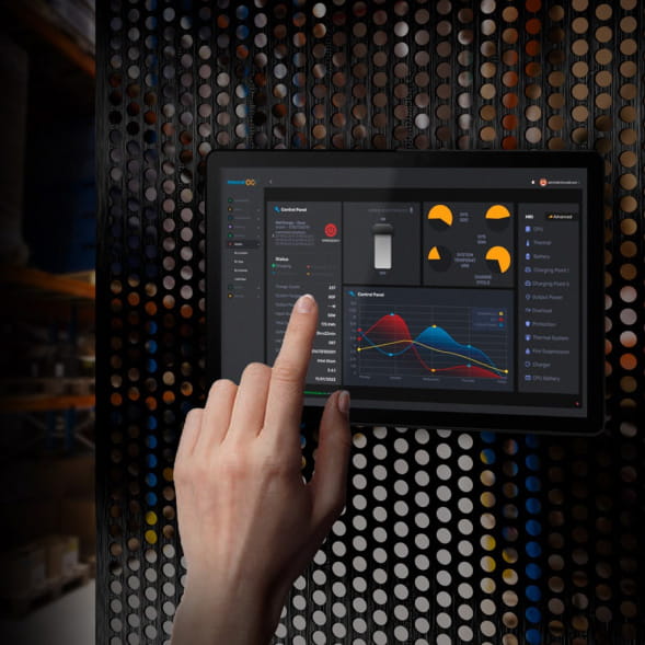 Intercal8 EMS energy management system dashboard for real-time monitoring and analytics