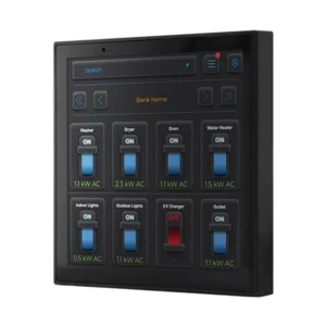 Intercal8 ICL8-EB104 load manager touchscreen display panel with circuit controls