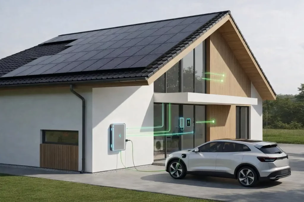 Intercal8 smart home energy management system with off-grid capability and load control