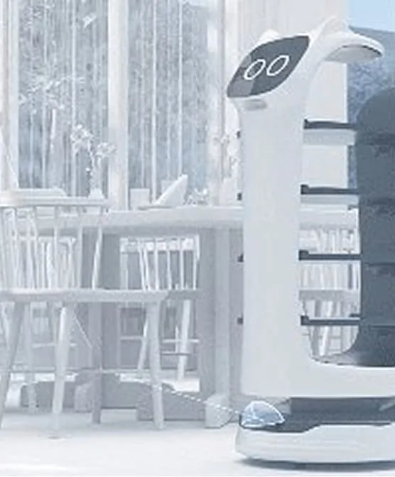 RoboSense Airy resolving table legs, chairs and people in crowded interiors in any lighting