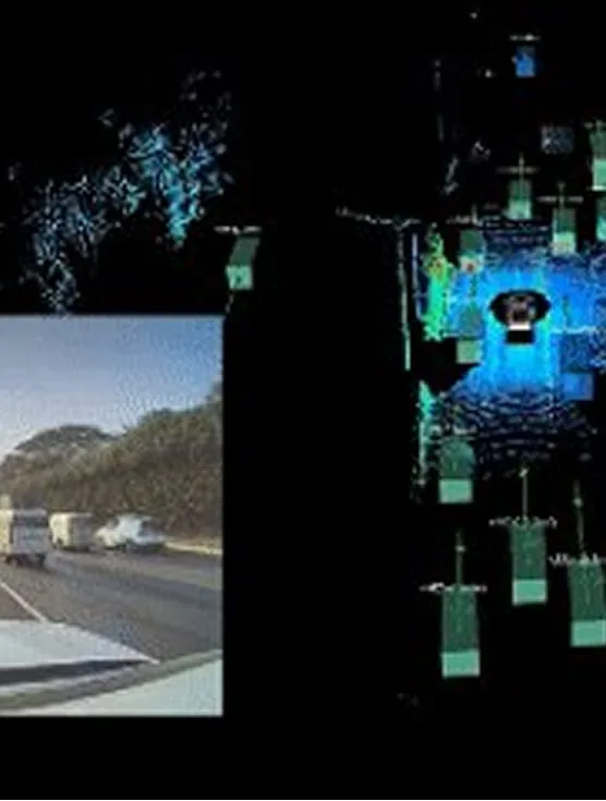 RoboSense E1R detecting obstacles accurately in the near field