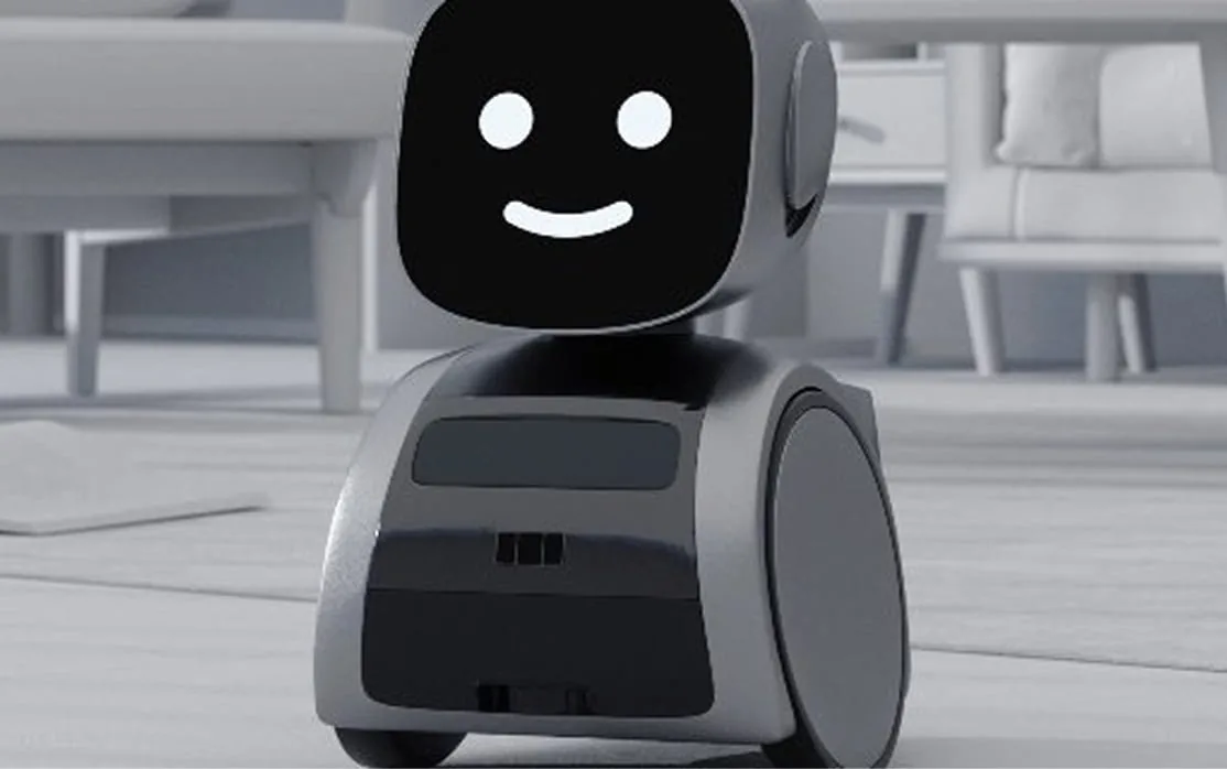 RoboSense E1R integrated flush into a service robot body without a raised housing