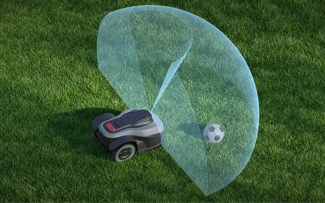 Coverage diagram of the RoboSense E2 180 by 135 degree field of view, 2.25 times wider than the previous generation