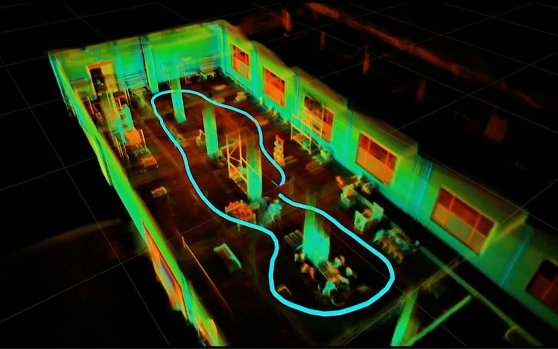 High-precision three-dimensional reconstruction of an indoor space from a RoboSense Fairy point cloud
