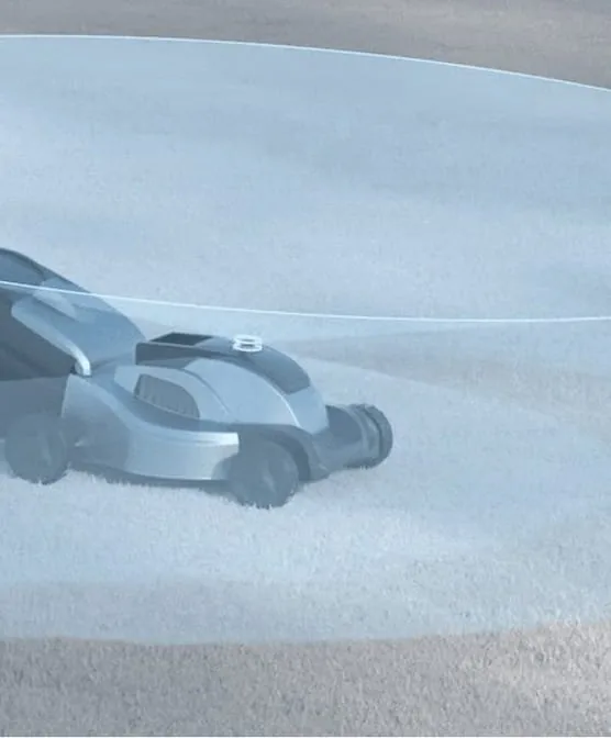 RoboSense Fairy resolving boundaries, beds and garden obstacles at half-centimetre precision