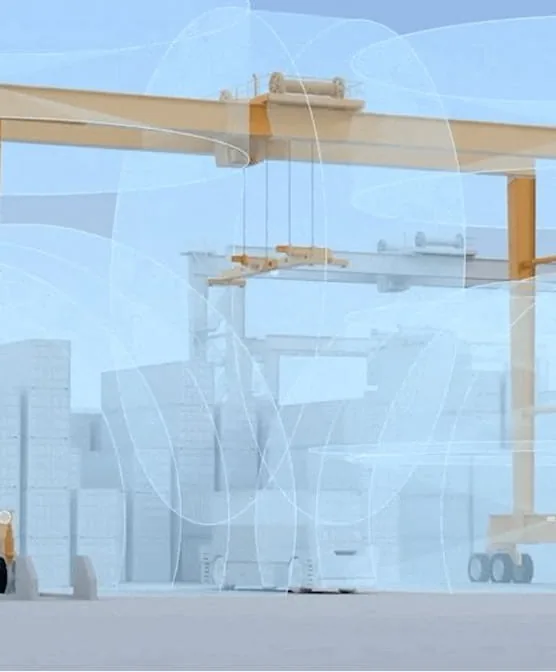 RoboSense Fairy covering 150 metres across a container yard, unaffected by floodlighting or darkness