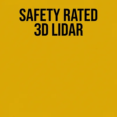Safety Rated 3D LiDAR for industrial safety, robotics and automated systems