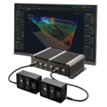 Cratus Technology VMS-FL180 LiDAR volume measurement system with two solid-state flash LiDAR sensors, industrial edge computer and 3D point cloud visualization software