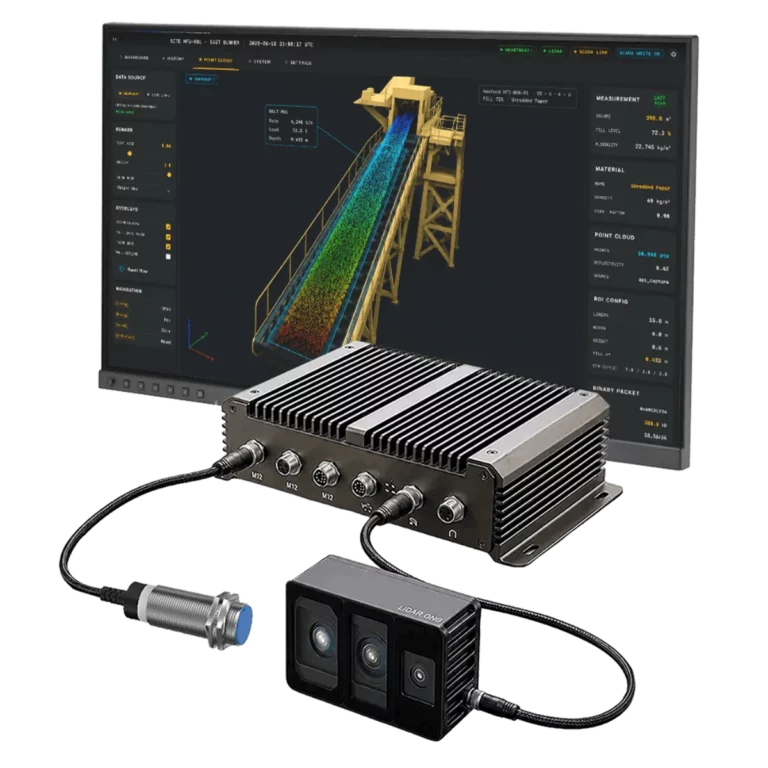 CRATUS VMS-FL180C conveyor measurement system edge unit and sensor